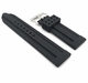 Invicta Compatible Black Sports Style Silicone Replacement Watch Band Strap #4421