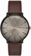 Kenneth Cole KC15189002 Mens Quartz Dress Sport Watch Brown Leather