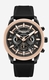 Kenneth Cole KCWGO0067702 Mens Chronograph Sport Watch Black Silicone