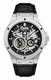 Kenneth Cole KCWGX0063904 Mens Automatic Leather Strap Watch Skeleton Dial Watch
