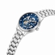 Kenneth Cole KCWGY0046401 Mens Skeleton Automatic Bracelet Watch Silver