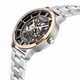 Kenneth Cole KCWGY0064301 Mens Automatic Skeleton Rose Gold Watch