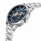 Kenneth Cole KCWGY0064302 Mens Automatic Skeleton Watch 45 mm Silver Steel Bracelet