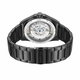 Kenneth Cole KCWGY0065104 Mens Automatic Skeleton Black IP Bracelet Watch 44 mm