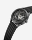 Kenneth Cole KCWGZ0064901 Mens Skeleton Automatic Silicone Strap Watch