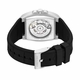 Kenneth Cole KCWGZ0067803 Mens Automatic Watch Silver Dial Black Silicone Strap