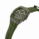 Kenneth Cole KCWGZ0067804 Mens Automatic Green Dial Silicone Strap Watch