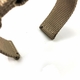 Khaki Nylon 22mm Watch Band Strap Army Military Ballistic Black Buckle #6040
