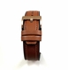 Light Brown 22mm Leather Watch Strap Quick Release Band Rose Gold Buckle #1528
