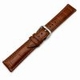 Coach Compatible Light Brown Croco Genuine Leather Replacement Watch Band Strap Steel Buckle #1044