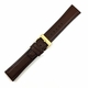 Timex Compatible Brown Leather Watch Strap Quick Release Band Gold Buckle #1522