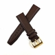 Timex Compatible Brown Leather Watch Strap Quick Release Band Gold Buckle #1522