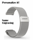 Rolex Compatible Magnetic Clasp Stainless Steel Metal Mesh Milanese Bracelet Watch Band Strap #5041