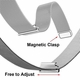Magnetic Clasp Stainless Steel Metal Mesh Milanese Bracelet 22mm Watch Band #5041