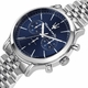 Maserati Epoca R8873618024 Men's Chronograph Watch Blue Dial Steel Bracelet