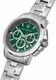 Maserati R8873621017 Successo Men's Chronograph Stainless Steel Green Dial Watch