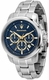 Maserati R8873621038 Successo Men's Chronograph Blue Dial Stainless Steel Watch