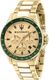 Maserati R8873640005 Sfida Men's Chronograph Gold Dial Stainless Steel Watch