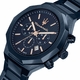 Maserati R8873642008 Stile Men's Chronograph Blue Dial Stainless Steel Watch