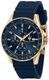 Maserati Sfida R8871640004 Men's Chronograph Watch Blue Dial Gold-Tone Case