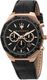 Maserati Stile R8871642001 Men's Chronograph Watch Black Dial Rose Gold Steel