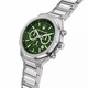 Maserati Stile R8873642011 Men's Chronograph Stainless Steel Green Dial Watch
