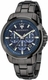 Maserati Successo R8873621005 Men's Chronograph Watch Blue Dial Black Bracelet