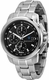 Maserati Successo R8873645003 Men's Solar Chronograph Black Dial Silver Watch