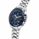 Maserati Traguardo R8873612043 Men's Chronograph Watch Blue Dial Steel Bracelet