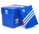 Men's Adidas City Tech Thin 39mm Blue Silicone Strap Watch AOFH24001