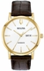Men's Bulova American Clipper Automatic Day-Date Gold Tone Watch 97C107