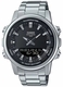 Men's Casio Ana-Digi Black Dial Stainless steel Band Watch AMW880D AMW-880D-1A