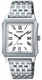 Men's Casio Ana-Digi Stainless Steel Band, One-touch 3-fold Clasp Band Watch MTPB205D MTP-B205D-7E