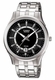 Men's Casio Beside Ana-Digi Black Dial Stainless steel Band Watch BEM119D BEM-119D-1A