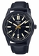 Men's Casio Black Dial Leather Band Watch MTPVD02BL MTP-VD02BL-1E