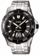Men's Casio Black Dial Stainless Steel Band Watch MTD1063BD MTD-1063BD-1A