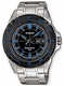 Men's Casio Black Dial Stainless Steel Band Watch MTD1078D MTD-1078D-1A2V