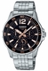 Men's Casio Black Dial Stainless Steel Band Watch MTD330D MTD-330D-1A3