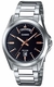 Men's Casio Black Dial Stainless Steel Band Watch MTP1370D MTP-1370D-1A2V