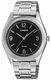 Men's Casio Black Dial Stainless Steel Band Watch MTPB210D MTP-B210D-1A