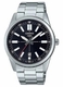 Men's Casio Black Dial Stainless Steel Band Watch MTPVD02D MTP-VD02D-1E
