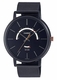Men's Casio Black Dial Stainless Steel Mesh Band Adjustable Clasp Band Watch MTPB105MB MTP-B105MB-1A