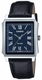 Men's Casio Blue Dial Genuine Leather Band Watch MTPB190L MTP-B190L-2B