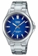 Men's Casio Blue Dial Solar Powered Sapphire Crystal Stainless steel Band Watch MTSRS100D MTS-RS100D-2A