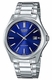 Men's Casio Blue Dial Stainless Steel Band Watch MTP1183A MTP-1183A-2A