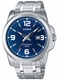 Men's Casio Blue Dial Stainless Steel Band Watch MTP1314D MTP-1314D-2AV