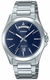 Men's Casio Blue Dial Stainless Steel Band Watch MTP1370D MTP-1370D-2A2