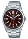Men's Casio Brown Dial Stainless Steel Band Watch MTPVD02D MTP-VD02D-5E