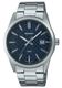Men's Casio Classic Collection MTP-VD03D Blue Dial Steel Watch MTPVD03D-2A