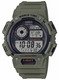 Men's Casio Digital Green Dial Resin Band Watch AE1400WH AE-1400WH-3A